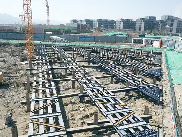 PC工法樁+型鋼支撐-德清舞陽(yáng)街道項(xiàng)目