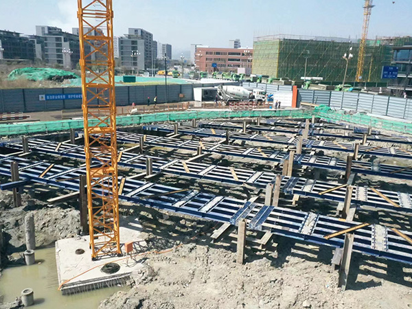 預(yù)應(yīng)力型鋼組合支撐-浙江交控城市發(fā)展有限公司舞陽街道 2021-003-1、003-2 號地塊施工(一標(biāo)段)